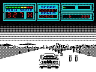 Crazy Cars II screenshot 3 for ZX Spectrum